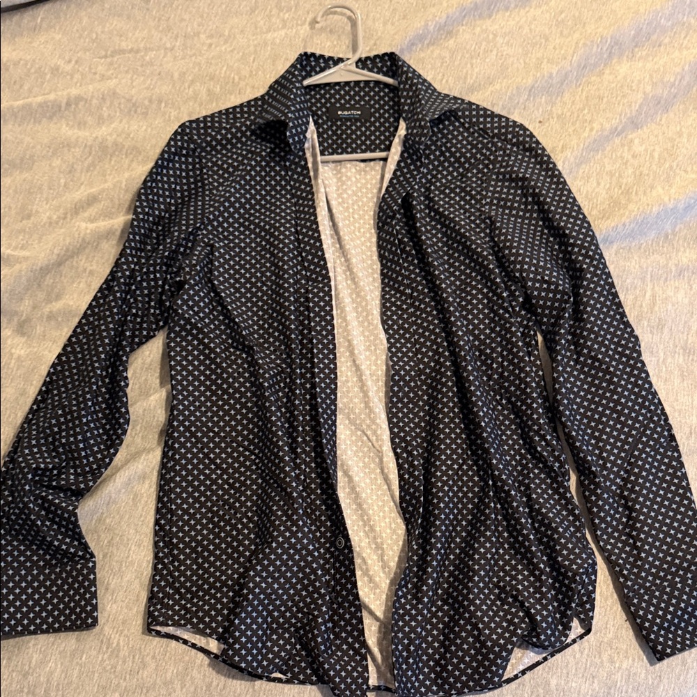 Bugatchi Navy Button Down. - image 1